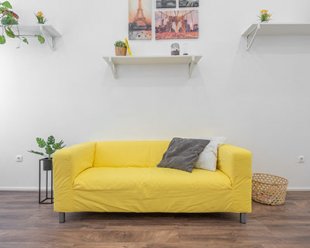 Мебель в желтых тонах – вызов стандартным решениям в Ялуторовске - yalutorovsk.magazinmebel.ru | фото