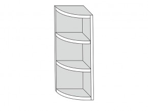 19.30.0р Полка угловая (h=913) радиусная  ЛДСП УНИ в Ялуторовске - yalutorovsk.magazinmebel.ru | фото
