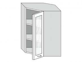 19.60.3у Шкаф настенный (h=913) угловой на 600мм со стекл. дверцей в Ялуторовске - yalutorovsk.magazinmebel.ru | фото