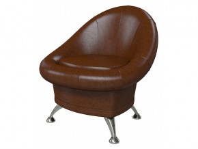 Банкетка-кресло 6-5104 коричневая в Ялуторовске - yalutorovsk.magazinmebel.ru | фото - изображение 1
