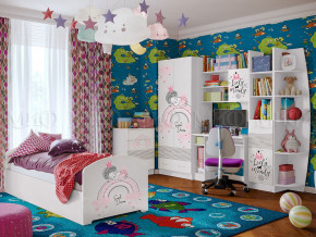 Детская комната Юниор-2 Принцесса 1 в Ялуторовске - yalutorovsk.magazinmebel.ru | фото