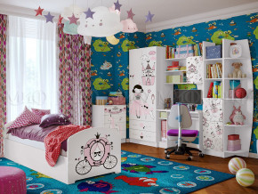 Детская комната Юниор-2 Принцесса в Ялуторовске - yalutorovsk.magazinmebel.ru | фото