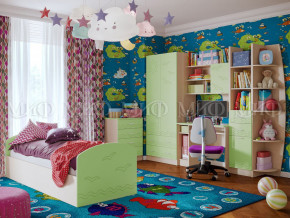 Детская комната Юниор-2 Салатовый в Ялуторовске - yalutorovsk.magazinmebel.ru | фото