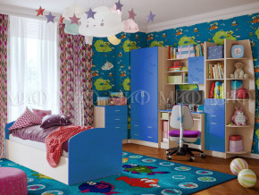 Детская комната Юниор-2 Синий в Ялуторовске - yalutorovsk.magazinmebel.ru | фото