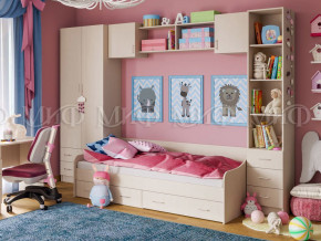 Детская комната Вега 1 Дуб беленый в Ялуторовске - yalutorovsk.magazinmebel.ru | фото