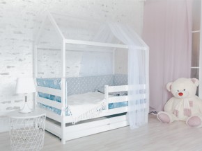 Детская кровать Домик Эко с ящиками белый в Ялуторовске - yalutorovsk.magazinmebel.ru | фото - изображение 2