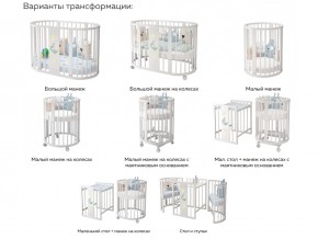 Детская кроватка белая Эстель в Ялуторовске - yalutorovsk.magazinmebel.ru | фото - изображение 2
