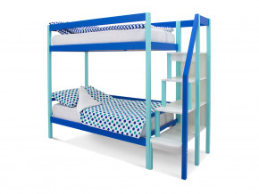 Двухъярусная кровать Svogen мятно-синий в Ялуторовске - yalutorovsk.magazinmebel.ru | фото - изображение 1