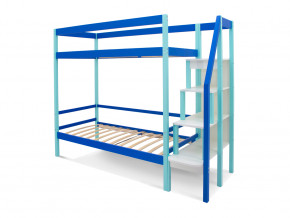 Двухъярусная кровать Svogen мятно-синий в Ялуторовске - yalutorovsk.magazinmebel.ru | фото - изображение 2