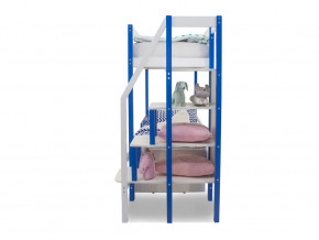 Двухъярусная кровать Svogen с ящиками сине-белый в Ялуторовске - yalutorovsk.magazinmebel.ru | фото - изображение 4