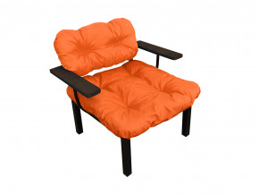 Кресло Дачное оранжевая подушка в Ялуторовске - yalutorovsk.magazinmebel.ru | фото