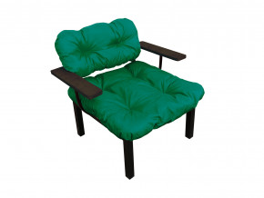 Кресло Дачное зелёная подушка в Ялуторовске - yalutorovsk.magazinmebel.ru | фото