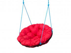 Кресло Папасан подвесное красная подушка в Ялуторовске - yalutorovsk.magazinmebel.ru | фото