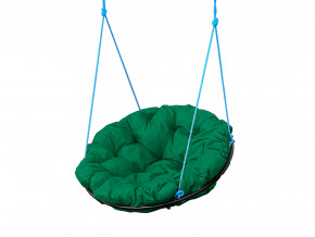 Кресло Папасан подвесное зелёная подушка в Ялуторовске - yalutorovsk.magazinmebel.ru | фото
