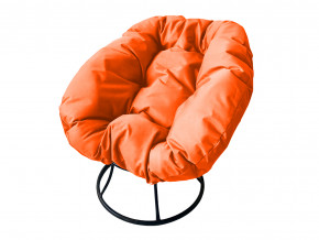 Кресло Пончик без ротанга оранжевая подушка в Ялуторовске - yalutorovsk.magazinmebel.ru | фото - изображение 1