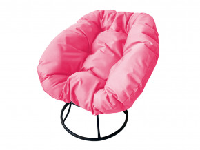 Кресло Пончик без ротанга розовая подушка в Ялуторовске - yalutorovsk.magazinmebel.ru | фото