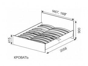 Кровать 1600х2000 ортопедическое основание в Ялуторовске - yalutorovsk.magazinmebel.ru | фото