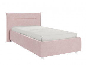 Кровать Альба 900 велюр нежно-розовый в Ялуторовске - yalutorovsk.magazinmebel.ru | фото - изображение 1