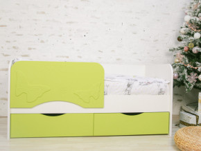 Кровать Бабочка белый/салатовый софт в Ялуторовске - yalutorovsk.magazinmebel.ru | фото - изображение 1
