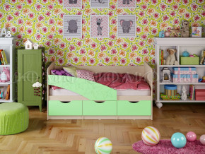 Кровать Бабочки 1600 Салатовый в Ялуторовске - yalutorovsk.magazinmebel.ru | фото