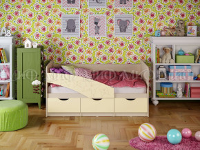 Кровать Бабочки 1600 Ваниль в Ялуторовске - yalutorovsk.magazinmebel.ru | фото