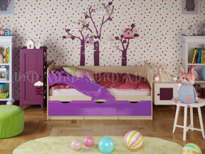 Кровать Дельфин-1 1800 Фиолетовый металлик в Ялуторовске - yalutorovsk.magazinmebel.ru | фото