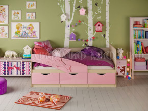 Кровать Дельфин 1600 Розовый металлик в Ялуторовске - yalutorovsk.magazinmebel.ru | фото