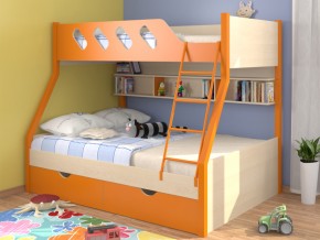 Кровать Дельта 20.02 оранжевая в Ялуторовске - yalutorovsk.magazinmebel.ru | фото