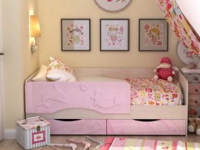 Кровать детская Алиса КР 812 розовая 1600 в Ялуторовске - yalutorovsk.magazinmebel.ru | фото
