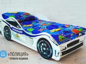 Кровать детская машина Полиции в Ялуторовске - yalutorovsk.magazinmebel.ru | фото