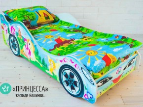 Кровать детская машинка Принцесса в Ялуторовске - yalutorovsk.magazinmebel.ru | фото