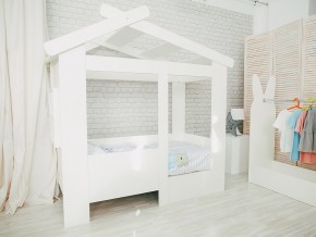 Кровать детская Теремок без ящика белая в Ялуторовске - yalutorovsk.magazinmebel.ru | фото