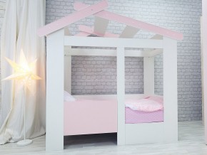 Кровать детская Теремок без ящика розовая в Ялуторовске - yalutorovsk.magazinmebel.ru | фото - изображение 1