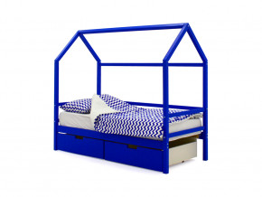 Кровать-домик Svogen с ящиками синий в Ялуторовске - yalutorovsk.magazinmebel.ru | фото