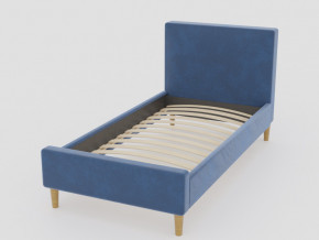 Кровать Линси 900 синий в Ялуторовске - yalutorovsk.magazinmebel.ru | фото - изображение 1