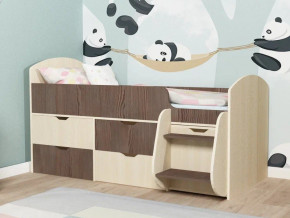 Кровать Малыш-7 Дуб-Бодега в Ялуторовске - yalutorovsk.magazinmebel.ru | фото