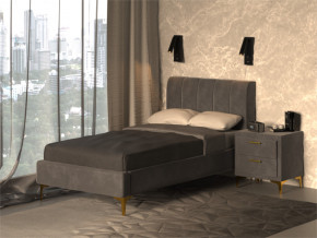Кровать Рошаль 900 серый в Ялуторовске - yalutorovsk.magazinmebel.ru | фото - изображение 2
