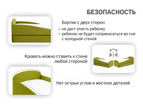Кровать с ящиком Letmo оливковый (велюр) в Ялуторовске - yalutorovsk.magazinmebel.ru | фото - изображение 13