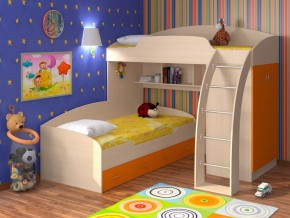Кровать Соня 1+2 Оранжевый в Ялуторовске - yalutorovsk.magazinmebel.ru | фото