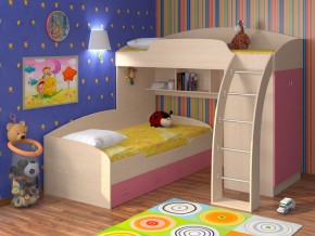 Кровать Соня 1+2 Розовый в Ялуторовске - yalutorovsk.magazinmebel.ru | фото - изображение 1
