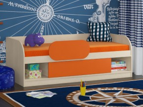 Кровать Соня 4 дуб молочный-оранжевый в Ялуторовске - yalutorovsk.magazinmebel.ru | фото - изображение 3