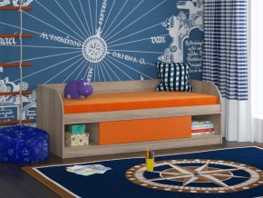Кровать Соня 4 сонома-оранжевый в Ялуторовске - yalutorovsk.magazinmebel.ru | фото - изображение 1