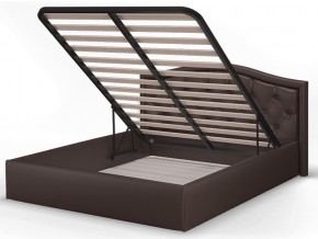 Кровать Стелла 1600 подъемная коричневая в Ялуторовске - yalutorovsk.magazinmebel.ru | фото - изображение 2