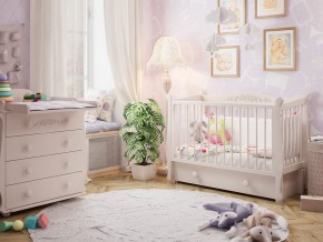 Кроватка детская белая Джулия в Ялуторовске - yalutorovsk.magazinmebel.ru | фото - изображение 2