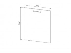 П 60 Комплект для посудомоечной машины 600 мм (цоколь + фасад) ЛДСП в Ялуторовске - yalutorovsk.magazinmebel.ru | фото