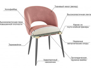 Стул Моли велюр синий в Ялуторовске - yalutorovsk.magazinmebel.ru | фото - изображение 2